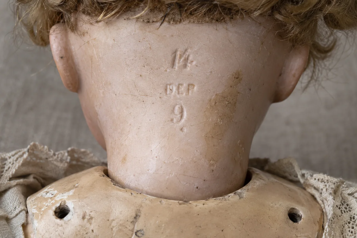 antique doll maker marks collector reference scene
