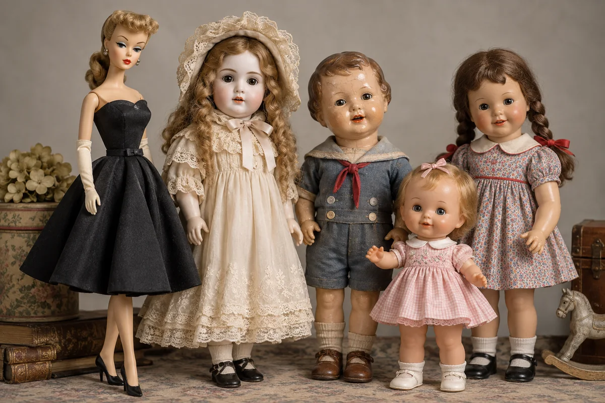 doll display and storage collector reference scene
